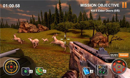 荒野狩猎3d游戏